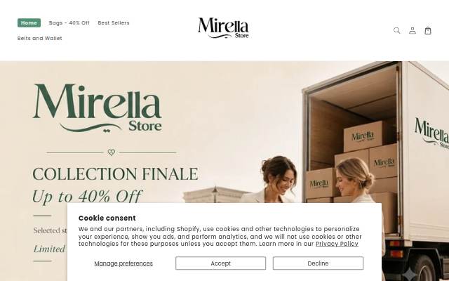 Mirella Store storefront