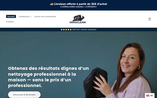MIROCLEAN storefront