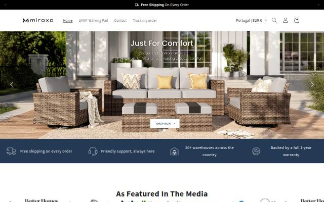 miroxo-shop.com storefront