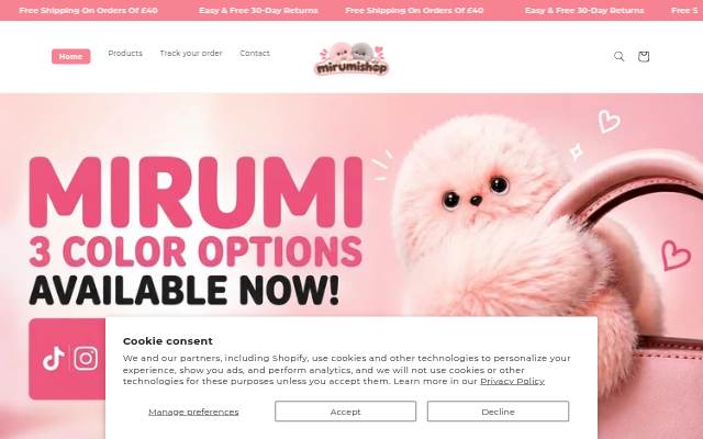 Vitrine de Mirumishop