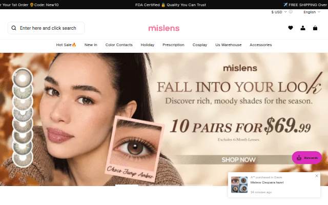 mislens storefront
