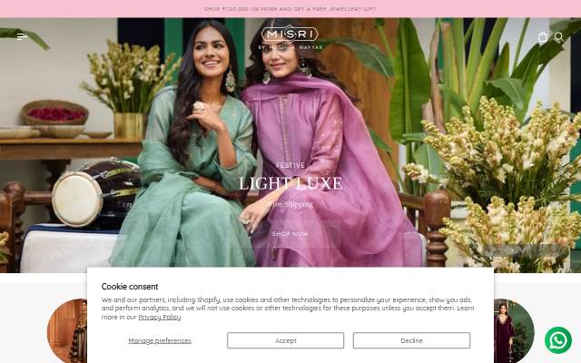 Misri By Meghna Nayyar storefront