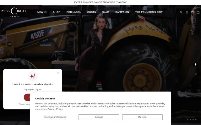 Startseite von Miss Circle