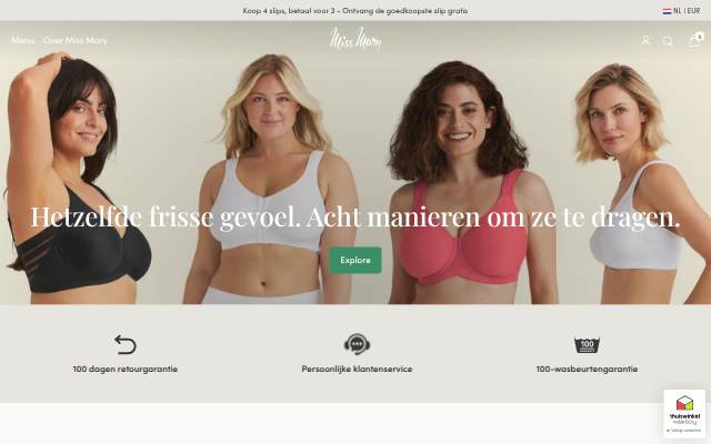 Startseite von Welkom bij Miss Mary