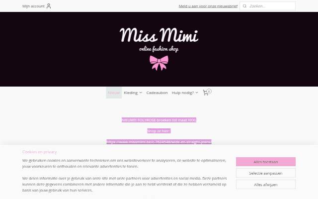 Miss Mimi storefront