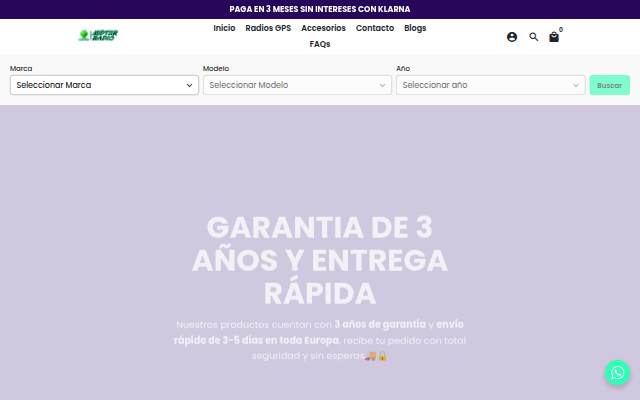 Montra da Mister Radio GPS