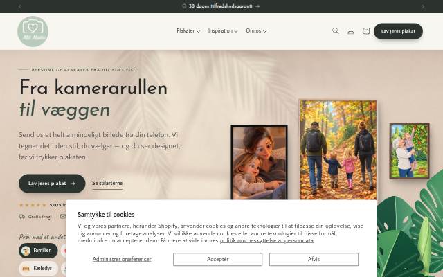 Mit Motiv storefront
