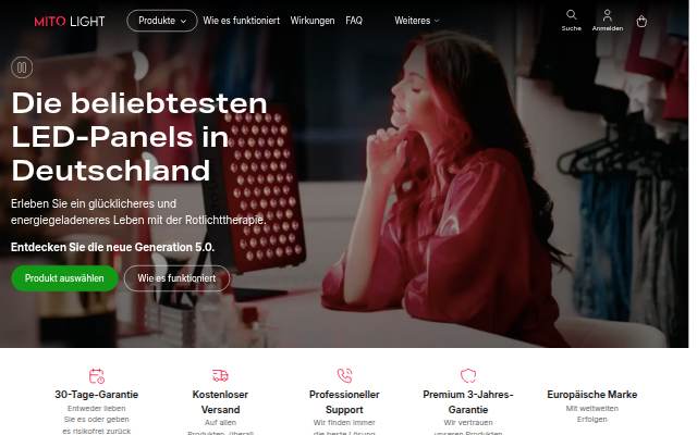 MITO LIGHT® Deutschland storefront