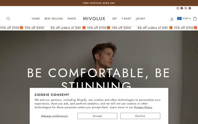 Mivolux storefront