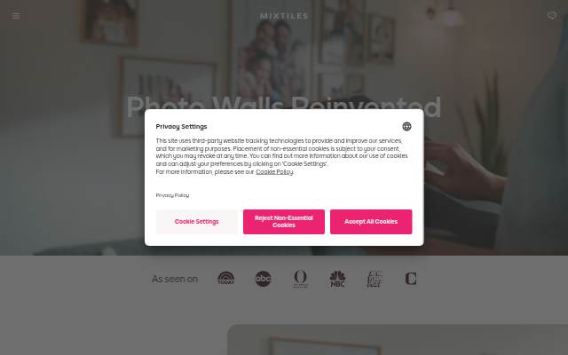 Mixtiles storefront