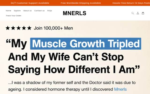 Startseite von MNERLS