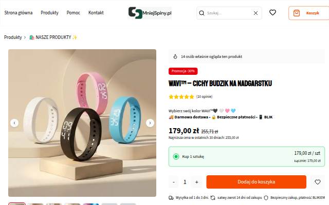 Montra da mniejspiny.pl