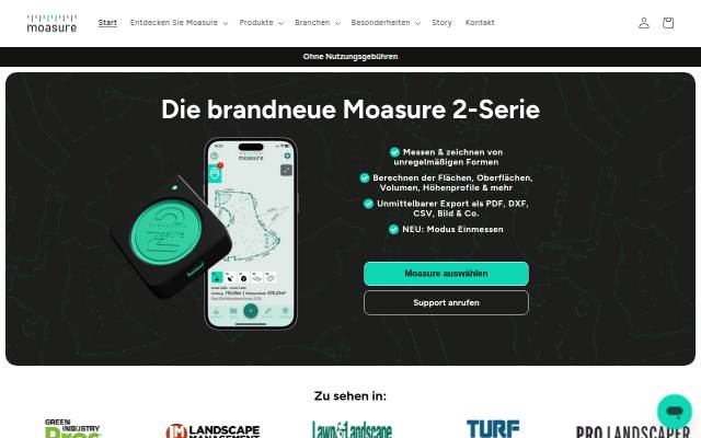 Moasure® DACH storefront
