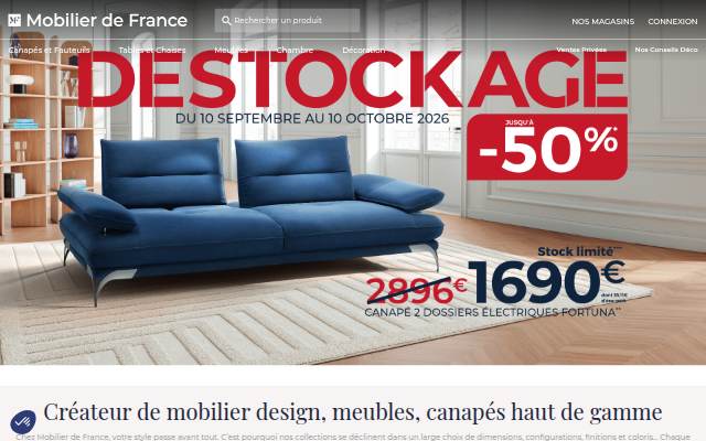 Mobilier de France (France) storefront
