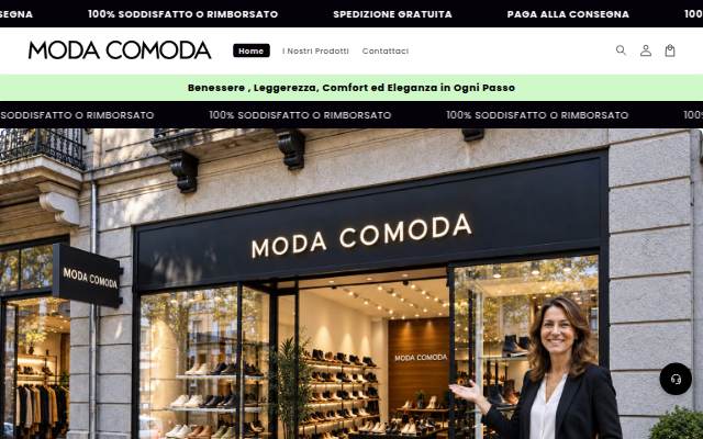 Vitrine de Moda Comoda