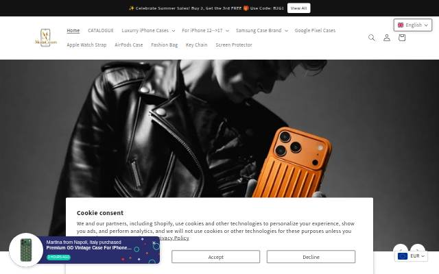 Modacovers storefront