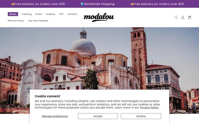 Modalou storefront