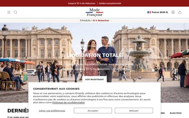 Mode Françoise storefront