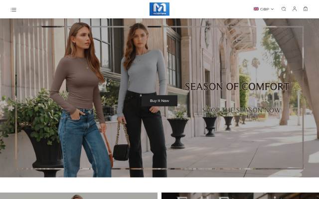 Modenete storefront