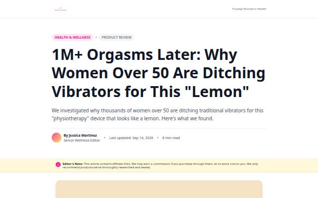 Montra da Nancy's Lem — Menopause Wellness