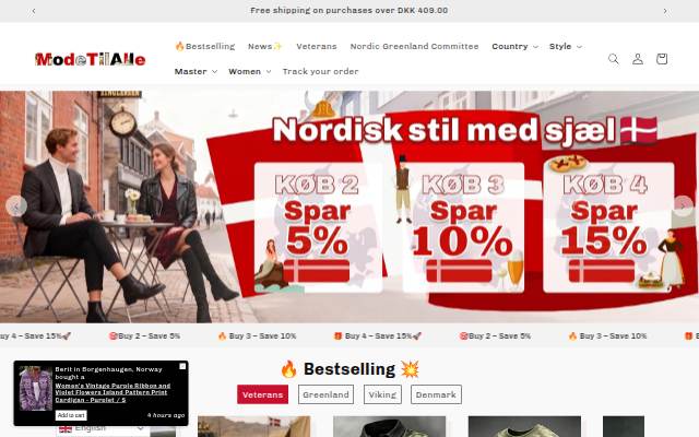 modetilalle storefront