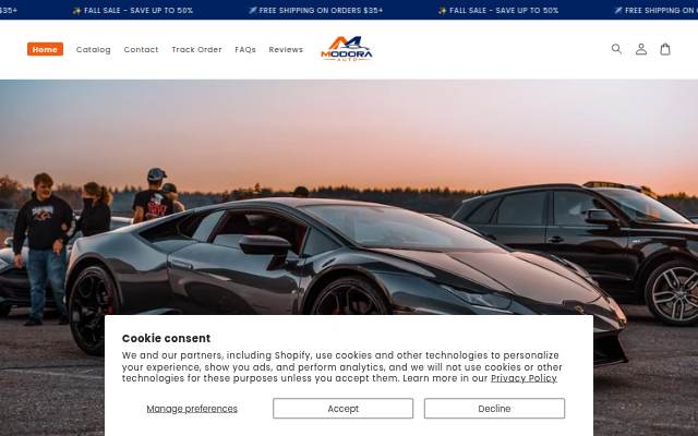 Modora storefront