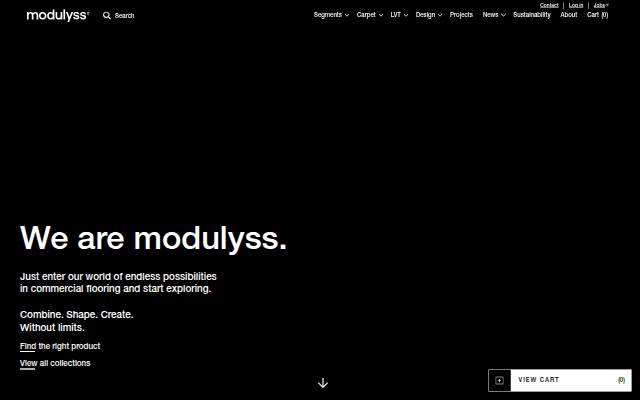 Startseite von modulyss
