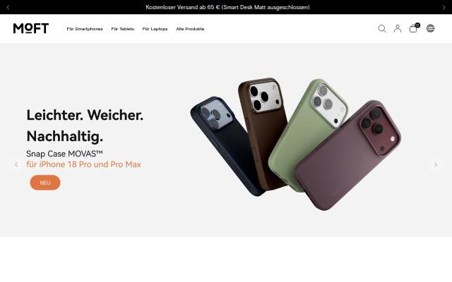 MOFT Germany storefront
