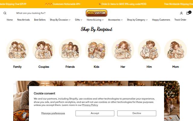 Mogcustom storefront