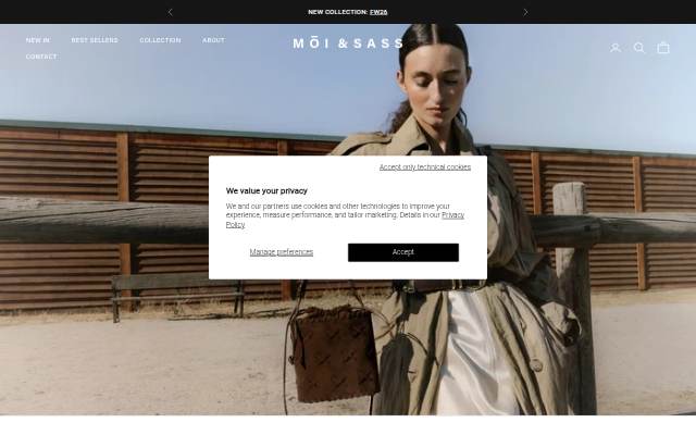 MOI&amp;SASS storefront