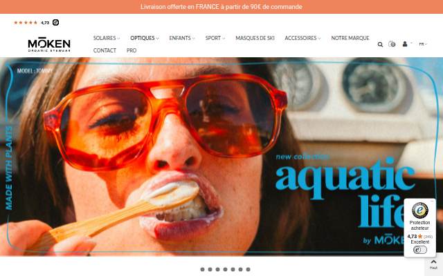 Lunettes en bois : une marque écologique &amp; française storefront