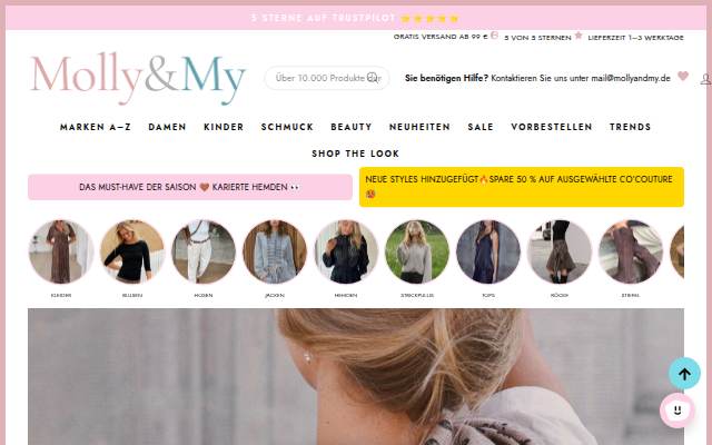 Startseite von Mollyandmy.de