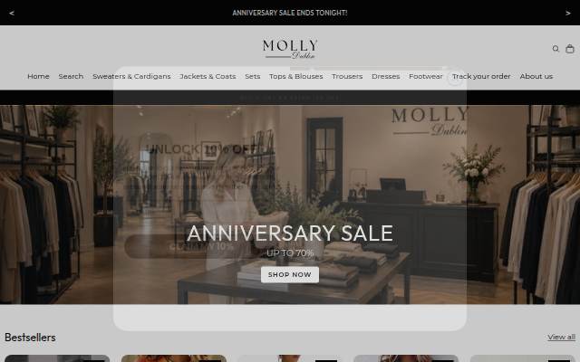 Molly Dublin storefront