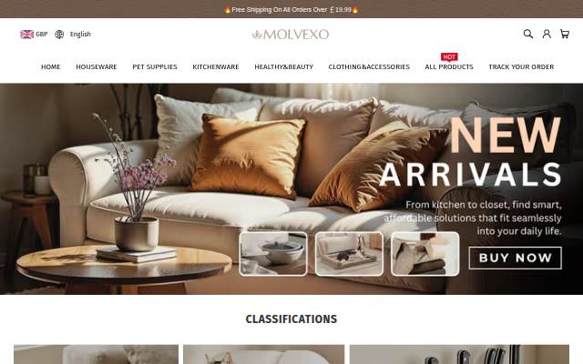 MOLVEXO storefront