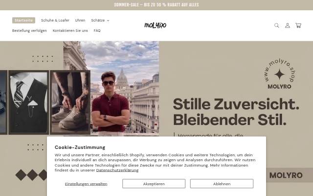 Molyro storefront