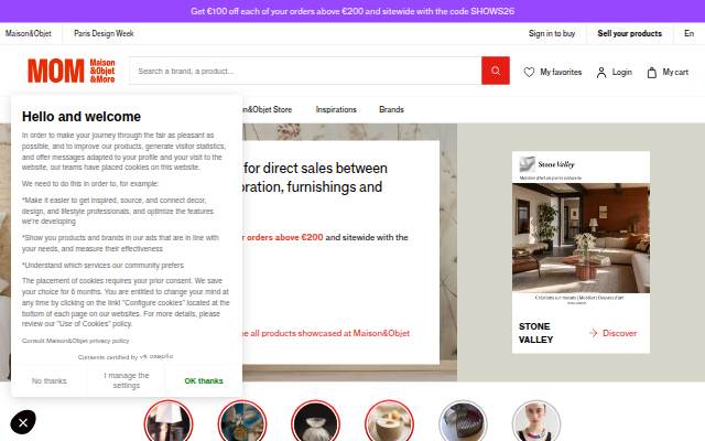 Montra da Achat grossiste déco & mobilier B2B | Plateforme MOM