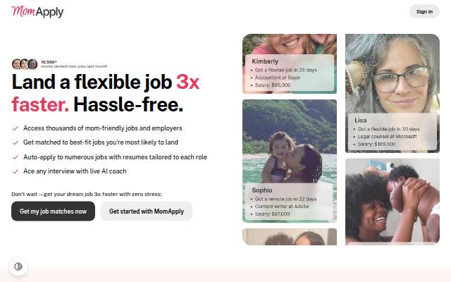 MomApply storefront