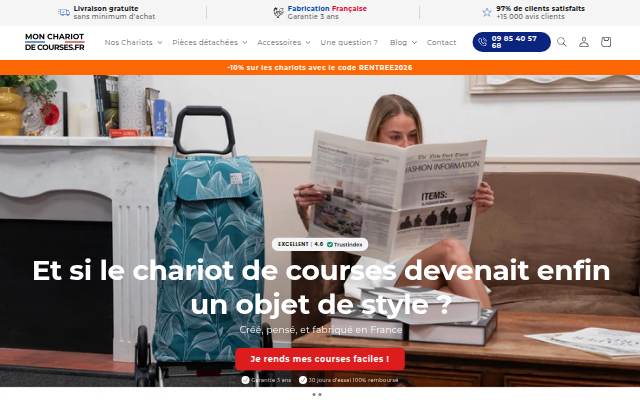 Mon Chariot de Courses storefront