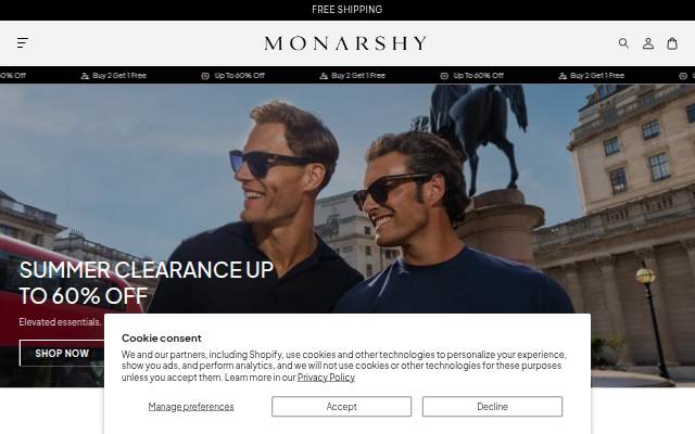 MONARSHY storefront