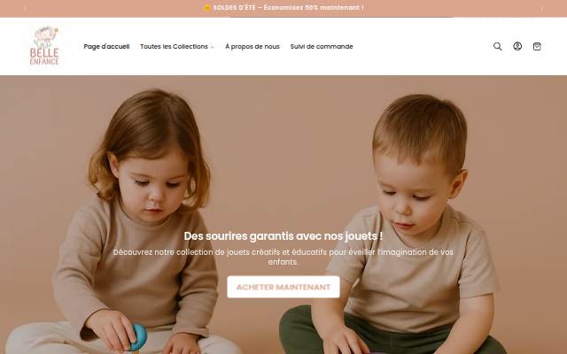 Belle Enfance storefront