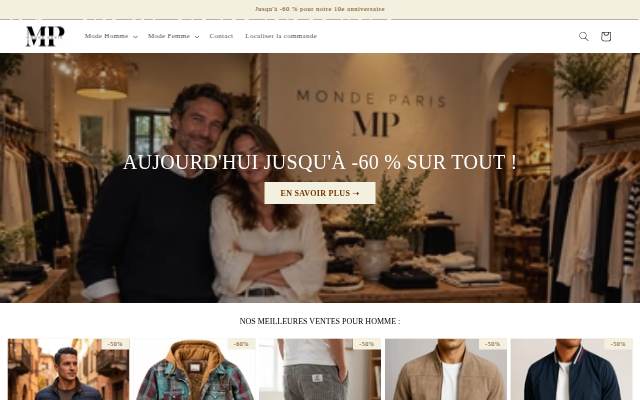 Startseite von Monde Paris