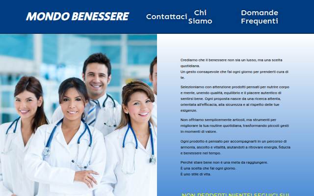 Mondo Benessere 365 storefront