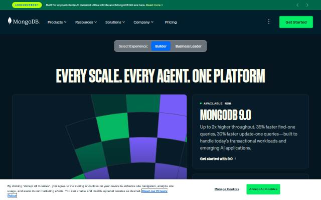 Montra da MongoDB