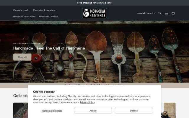 MongolianCraftsman storefront