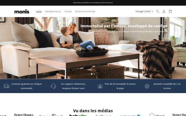 Monis storefront