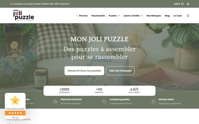 Mon Joli Puzzle storefront