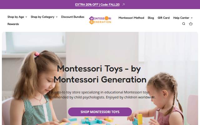 Montra da Montessori Generation