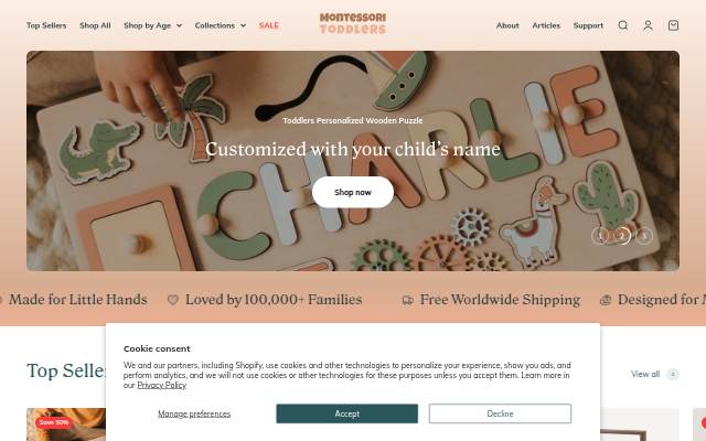 Montra da Montessori Toddlers