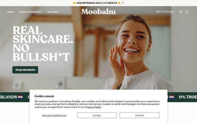 MooBalm storefront