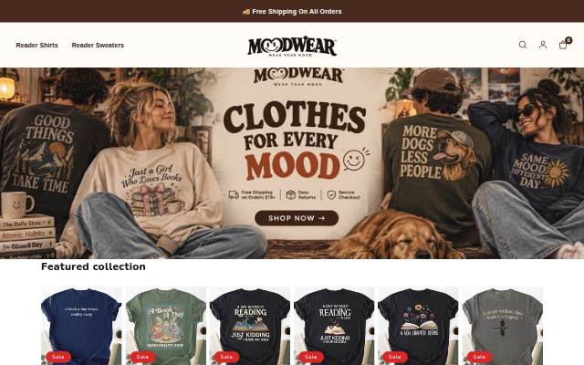 Mood Wear storefront